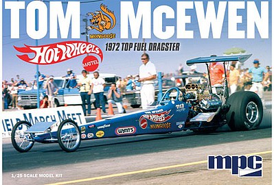 MPC 1/25 Tom 'Mongoose' McEwen 1972 Rear Engine Dragster - Hot Wheels image