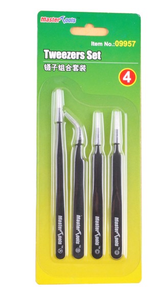 Trumpeter Master Tools Tweezers Set of 3 image