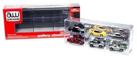 AMT 1/64 Six Car Interlocking Display Case image