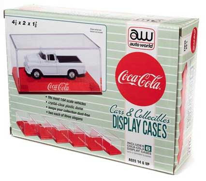 AMT 1/64 Acrylic Display Case (6 Pack) Coca Cola image