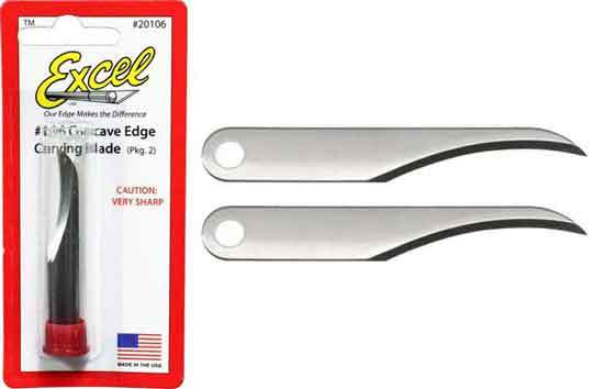 Excel Small Concave Blade 2 Pack image
