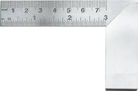 Excel 3" Steel Square Ruler image