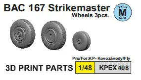 Kovozavody Prostejov 1/48 BAC 167 Strikemaster (3D Wheels for Fly Version) image