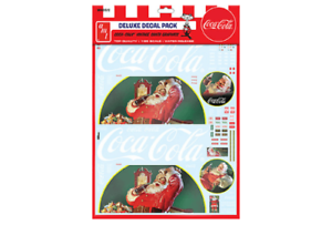 AMT 1/25 Vintage Coca Cola Santa Claus Big Rig Decals image