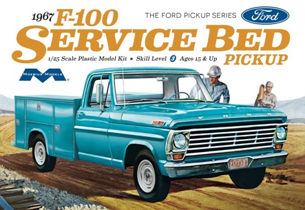 Moebius 1/25 1967 Ford F-100 Service Bed image