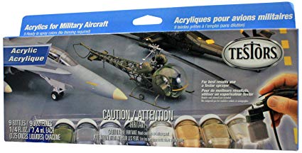 Testors Military Aircraft Acrylic Paint Set image