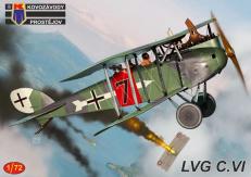 Kovozavody Prostejov 1/72 LVG C.VI WWI Bi-Plane image