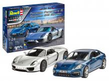 Revell 1/24 Porsche Panamera & 918 Spyder - Gift Set image