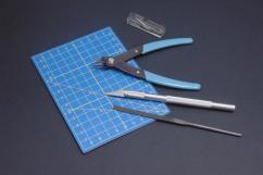 Italeri Tool Kit - Knife, Cutter, File, Mat image
