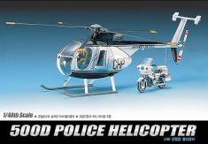 Academy 1/48 Hughes 500D Police Helicopter image