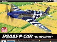 Academy 1/48 P-51B Mustang USAAF "Blue Nose" image