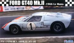 Fujimi 1/24 Ford GT40 MK II Le Mans 2nd Place 1966 (Hulme/ Miles) image
