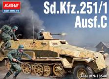 Academy 1/35 Sd.Kfz.251/1 Ausf.C German Half Track image