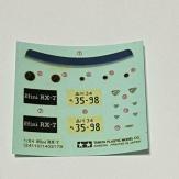 Tamiya 1/24 Mazda Efini RX-7 Type R Tyre Decal Set image