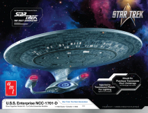 AMT 1/1400 Star Trek The Next Generation U.S.S Enterprise NCC-1701-D image