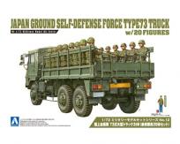 Aoshima 1/72 JGSDF Type73 Truck with 20 Figurines image