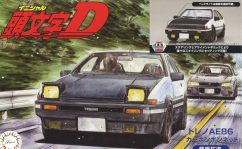 Fujimi 1/24 Trueno AE86 Carbon Bonnet Takumi Fujiwara Initial D image