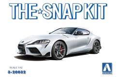 Aoshima 1/32 Toyota GR Supra 2019 Met White Snap Kit image