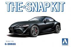 Aoshima 1/32 Toyota GR Supra 2019 Met Black Snap Kit image