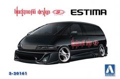 Aoshima 1/24 Toyota TCR11W Estima 1998 Black Mafia image