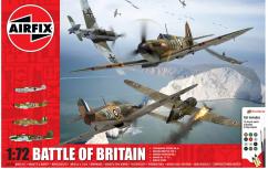 Airfix 1/72 Battle of Britain WWII 4-Aircraft Modelling Set image