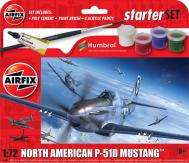Airfix 1/72 North American P-51D Mustang Starter Set image
