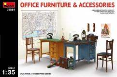 Miniart 1/35 Office Furniture & Accessories image