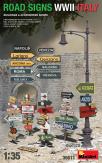 Miniart 1/35 Road Signs WWII - Italy image