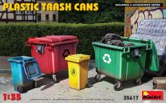 Miniart 1/35 Plastic Trash Cans image