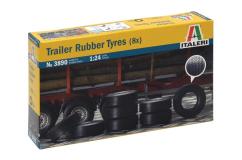 Italeri 1/24 Rubber Trailer Tires (8 Pcs) image