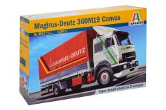 Italeri 1/24 Magirus Deutz 360M19 Canvas Trailer image