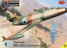 Kovozavody Prostejov 1/72 MD-450 Ouragan "Israel Airforce" image
