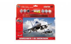 Airfix 1/72 Lockheed Martin F-16A Falcon - Starter Set image