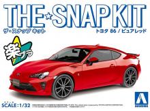 Aoshima 1/32 Toyota 86 Pure Red - Snap Kit image