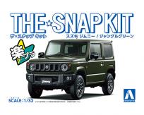 Aoshima 1/32 Suzuki Jimny Jungle Green - Snap Kit image