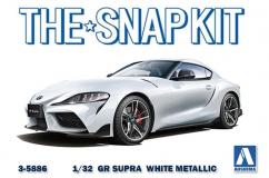 Aoshima 1/32 Toyota GR Supra Met White - Snap Kit image