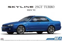 Aoshima 1/24 Nissan ER34 Skyline 25 GT Turbo 2001 image