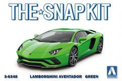 Aoshima 1/32 Lamborghini Aventador S Pearl Green - Snap Kit image