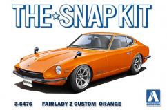 Aoshima 1/32 Nissan Fairlady Z S30 Custom Wheel Orange - Snap Kit image