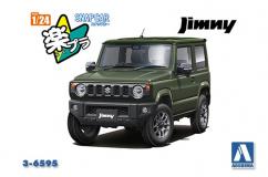 Aoshima 1/24 Suzuki Jimny 2018 Jungle Green Snap Kit image