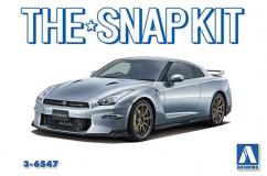 Aoshima 1/32 Nissan R35 GT-R 2024 Ultimate Silver Snap Kit image