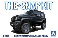 Aoshima 1/32 Suzuki Jimny Custom Wheel Black Pearl - Snap Kit image