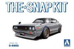 Aoshima 1/32 Nissan C110 Skyline GT-R Custom Silver Snap Kit image