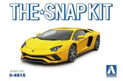Aoshima 1/32 Lamborghini Aventador S Pearl Yellow Snap Kit image