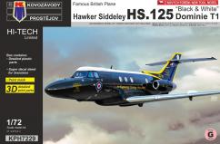 Kovozavody Prostejov 1/72 Hawker Siddeley HS.125 Dominie T1 'Black & White' image