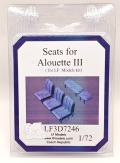 LF Models 1/72 Alouette III Seats Set image
