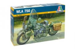 Italeri 1/9 Harley Davidson WLA U.S WWII Motorcycle image
