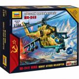 Zvezda 1/144 MI-24 V Attack Helicopter image