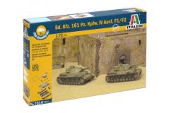 Italeri 1/72 Sd. Kfz. 161 Pz. Kpfw. IV Ausf F1/F2 (2 Tanks) image