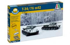 Italeri 1/72 T-34 / 76 m42 (2 Model Set) image